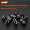 Picture of HELIFOUNER 10 Pieces 6-32 Thread, Black Color Anodized Aluminum Computer Case Thumbscrews, Thumb Screws for Computer Case/Cover/Power Supply/Hard Drives
