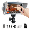 Picture of VILTROX DC-V1 Touch Screen Camera Field Monitor, 1920x1080 IPS 5.5 inch DSLR Camera Monitor with Sunshade Hood and Battery, 3D LUT HDR 4K HDMI in/Output Exposure Waveform Focus Assist Video Monitor