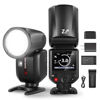 Picture of NEEWER Z2-S 2.4G TTL Round Head Flash Speedlite for Sony, Upgraded UI, 2 Adjustable Modeling Lamps, TTL/M Quick Switch TCM Key, 76Ws Speedlight 1/8000s HSS 7.4V/2600mAh Battery 480 Full Power Flash