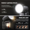 Picture of NEEWER Z2-S 2.4G TTL Round Head Flash Speedlite for Sony, Upgraded UI, 2 Adjustable Modeling Lamps, TTL/M Quick Switch TCM Key, 76Ws Speedlight 1/8000s HSS 7.4V/2600mAh Battery 480 Full Power Flash