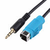 Picture of AUX Input Cable, Audio AUX Input Cable Fullspeed to Mini Jack Adapter for Alpine CDA-9852/E CDA-9856/E CDA-9857/E CDE-9871/R/RR CDE-9873/E/RB CDA-9883/E/R CDE-9885/R