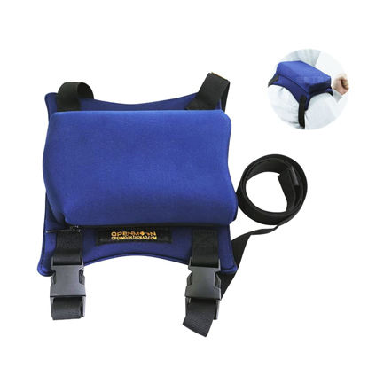 Picture of OPENMOON Camera Comfort Cushion,Universal Shoulder Pad with Ultra Thick Cushion for Support Camera.Shoulder Pain Relief Support pad.Adjustable and Soft Fabric Design (Blue)