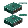 Picture of Uni-Directional Display Port Switch Splitter 2 in 1 Out， DP 2.0 Switcher Supports 8K@60Hz 4K 144HZ/200HZ/240HZ, for 2 Computers 1 Monitor Compatible with PC Laptop Host Monitor and More