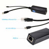 Picture of REVODATA Gigabit Micro USB PoE Splitter 5V 2.4A, IEEE 802.3af Standard 10/100/1000Mbps for Raspberry Pi 3B, Google WiFi, Tablets, Dropcam Power Over Ethernet USB Splitter Adapter (USB0502G)