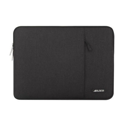 Picture of MOSISO 9-11 inch Tablet Sleeve Case for iPad Pro 11 inch M4, iPad Air 11 inch M2 2024, iPad Pro 11 M2 M1, iPad 9/8/7th 10.2, iPad 10th 10.9, Galaxy Tab S9/S8, Polyester Vertical Bag with Pocket, Black