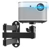 Picture of IMtKotW Foldable Projector Wall Mount,Ceiling Wall Projector Mount,Universal Adjustable Projector Mount,Aluminum Alloy Projector Stand 1/4" Screw Size,360 Degrees Rotation