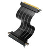 Picture of EZDIY-FAB PCIE Gen 4 16x Extreme Flexible, High Speed Riser Cable PCI Express 4.0 Port GPU Extension Card-Straight Connector [7.87in/20cm]