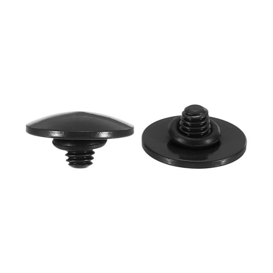 Picture of PATIKIL Camera Shutter Button, 2 Pack Soft Shutter Release Button Pure Copper Camera Button Convex Suitable for DSLR/SLR Camera, Black