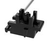 Picture of DUROCK Plate Mount Stabilizer V3, Innovative Pre-clipped Stem for Minimum Wire Wobble 2U 6.25U 7U Keyboard Stabilizers (V3 Black Silver 80% Kit)