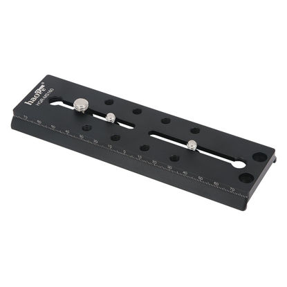 Picture of Haoge 160mm Rapid Connect Long Sliding Quick Release Plate for Manfrotto MVH500AH MVH500A MVH502AH MVH502A 501HDV 503HDV 504HD 509HD 526 577 701HDV Tripod Fluid Video Head