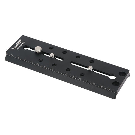 Picture of Haoge 160mm Rapid Connect Long Sliding Quick Release Plate for Manfrotto MVH500AH MVH500A MVH502AH MVH502A 501HDV 503HDV 504HD 509HD 526 577 701HDV Tripod Fluid Video Head
