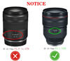 Picture of 95mm Lens Cap Cover for Nikon AF-S FX NIKKOR 200-500mm f/5.6E ED VR,Canon RF 800mm f/11 is STM,RF 28-70mm f/2L USM,HUIPUXIANG [2 Pack]