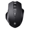 Picture of Uineer Bluetooth Mouse,[Upgraded] Rechargeable Wireless Mouse (BT 5.0/4.0+2.4G Hz),Computer Mouse with Visible Battery Level, 4 Adjustable DPI, Portable PC Mouse for MacBook Chromebook,Black