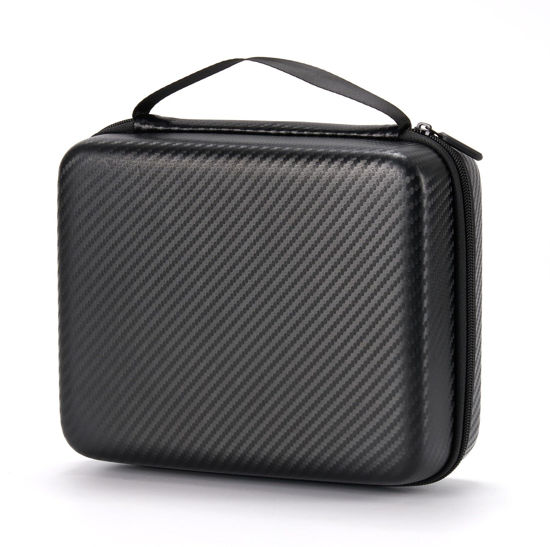 Picture of Elikliv Microscope Case for 4.3'' Microscope Binoculars, Compatible with EDM4, EDM4B, EDM4 Max Coin microscope and 4.3'' LCD Digital Microscopes, with In-built Mesh Pocket and Secure Zipper Closure