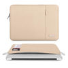 Picture of MOSISO Laptop Sleeve Bag Compatible with MacBook Air/Pro, 13-13.3 inch Notebook, Compatible with MacBook Pro 14 inch M4 M3 M2 M1 Chip Pro Max, Polyester Vertical Case with Pocket, Apricot