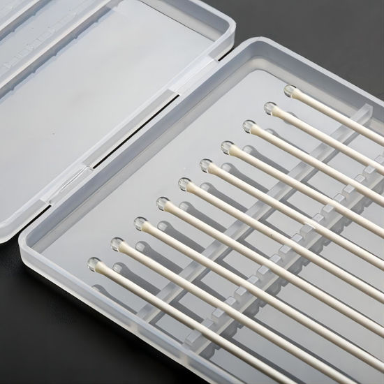 Picture of ESD Paper Rod Sticky Swab Gel(2.5mm /0.10 inch) for Cleaning Camera Lens, Sensor(Ccd/CMOS), LED, PCB, SMT,COB Module, semiconductors and Particularly Sensitive Electronics. (10-Packs, High Viscosity)