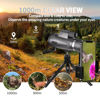 Picture of DigitGarden 12X50 HD Monocular Telescope High Powered with Smartphone Adapter &Tripod - BAK4 Prism Monocular for Wildlife Bird Watching Hunting Travel Camping Stargazing Hiking(Black)