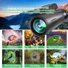 Picture of DigitGarden 12X50 HD Monocular Telescope High Powered with Smartphone Adapter &Tripod - BAK4 Prism Monocular for Wildlife Bird Watching Hunting Travel Camping Stargazing Hiking(Black)