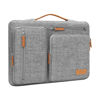 Picture of MOSISO 9-11 inch Tablet Sleeve Case for iPad Pro 11 inch M4, iPad Air 11 inch M2 2024, iPad 9/8/7th 10.2, iPad 10th 10.9, Galaxy Tab S9/S8, Side Open Carrying Bag with 4 Zipper Pockets, Gray
