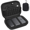 Picture of Lacdo Hard Drive Carrying Case for Toshiba Canvio Basics/Canvio Flex/Canvio Advance/Canvio Gaming Portable External Hard Drive 1TB 2TB 3TB 4TB 2.5 inch HDD Shockproof Travel Bag, Black+Black