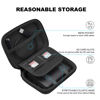 Picture of Lacdo Hard Drive Carrying Case for Toshiba Canvio Basics/Canvio Flex/Canvio Advance/Canvio Gaming Portable External Hard Drive 1TB 2TB 3TB 4TB 2.5 inch HDD Shockproof Travel Bag, Black+Black