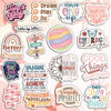 Picture of 300PCS Motivational Stickers for Vision Board Water Bottles Laptops, Inspirational Quote Waterproof Vinyl for Journals Cups, Affirmation Boho Stickers for Women Holographic