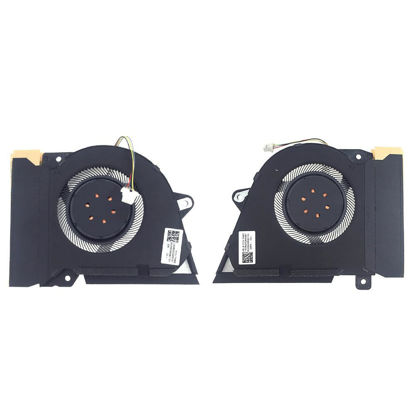 Picture of New Replacement Cooling Fans for ASUS ROG Zephyrus G14 GA401I GA401IV Laptop Series (4-Pin 4-Wire) 13NR03F0AP0101 DFSCK22105182H FMBB 13NR03F0AP0301 DFSCK22115181H FMBC 12V 1A Fan