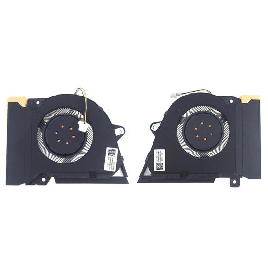 Picture of New Replacement Cooling Fans for ASUS ROG Zephyrus G14 GA401I GA401IV Laptop Series (4-Pin 4-Wire) 13NR03F0AP0101 DFSCK22105182H FMBB 13NR03F0AP0301 DFSCK22115181H FMBC 12V 1A Fan