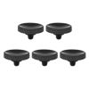 Picture of PATIKIL Camera Shutter Button, 5 Pack Soft Shutter Release Button Pure Copper Camera Button Knurled Suitable for Nikon for Fujifilm for Leica DSLR/SLR Camera, Black
