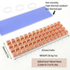 Picture of Haojiaho M.2 2280 SSD Heatsink Copper Kit, 67x18x4mm Cooler Heat Sink + Silicone Based Thermal Pad for Cooling M.2 SSD, NVME SSD, SSD