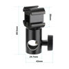 Picture of CAMVATE 16mm Light Stand Head with 3-Way Cold Shoe Mount Bundle - 2859