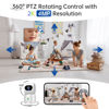 Picture of SYMYNELEC Indoor Camera for Home Security: 5G Wireless WiFi Baby Monitor with Phone App - 2K Smart Video Camera for Room - Pet Dog Kids Monitoring
