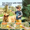 Picture of TIGERSECU Add-On Super HD 1080P Metal Wide Angle Dome Security Camera with OSD Switch, 4-in-1 for TVI/CVI/AHD/CVBS/D1 DVR, Indoor/Outdoor Use (Power Supply and Coaxial Cable Sold Separately)