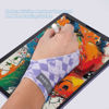 Picture of Spaseeba Artist Drawing Glove Art Two-Finger Glove Animal Print for Drawing Tablet/Pen Display/iPad for Right and Left Hand, M Purple Color