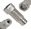 Picture of Accessonico F Type Male Plug to RCA Female Jack RF Video TV Cable Adapter 75 Ohm Connector Coupler Converter Replacement for Atari 2600 TV/7800 Sega/Coleco/Commodore Game System Audio Coax (4 Pack)