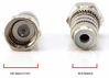 Picture of Accessonico F Type Male Plug to RCA Female Jack RF Video TV Cable Adapter 75 Ohm Connector Coupler Converter Replacement for Atari 2600 TV/7800 Sega/Coleco/Commodore Game System Audio Coax (4 Pack)