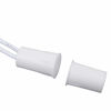 Picture of E-outstanding 2 Pcs Recessed Door Window Magnetic Switch Wired Home Security Alarm Contact Sensor, White