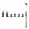 Picture of Bfenown Replacement 6pcs/Set Bottom case Screws + 1pcs 5 Point Pentalobe Screwdriver for MacBook Pro Retina 16” A2141 MVVJ2LL/A MVVK2LL/A EMC 3347 2019 Year (Gray)