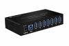 Picture of GEKRY USB 3.0 Hub, USB Data Hub, Metal Case Mountable 7-Port Powered USB Hub 3.0 with 36W AC Adapter-Type A