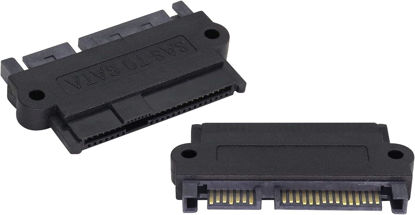 Picture of zdyCGTime SAS 22 Pin to 7 Pin + 15 Pin SATA Hard Disk Drive Raid Adapter with 15 Pin Power Port.When Using SAS Hard disks on Ordinary SATA motherboards, The Hard Disk Must Have The SATA Logo.(1Pack)