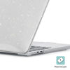 Picture of EooCoo Case Compatible with MacBook Air 13.6 inch 2024-2022 M3 M2 A3113 A2681 with Retina Display, Plastic Hard Shell Case + Keyboard Skin Cover + Polishing Cloth + Screen Protector - Sparkly Clear