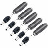 Picture of XFFCSEC 10PCS DC Female to Female and Male to Male Connector 5.5mm x 2.1mm 12V 5A Power Cable Jack Adapter，DC Power Jack Plug Adapter for CCTV Home Security Surveillance