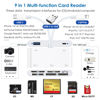 Picture of 9-in-1 Memory Card Reader Universal Card Reader for iPhone/iPad, CF/SD/MicroSD/MS/XD Card Reader & USB OTG Adapter with USB/USB-C/Lightening Connector for iPhone 16/iPad Pro/Samsung Galaxy/MacBook etc