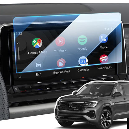 Picture of LANGBEAN Screen Protector Compatible with 2024 VW Atlas/Atlas Cross Sport SE/SE with Technology/SEL/SEL Premium R-Line/SEL R-Line, HD Clear, Anti-scratch, Anti-fingerprint and Easy to Install