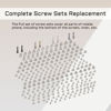 Picture of Risidamoy for iPhone 12 PRO MAX Complete Full Screws Set Replacement 12PROMAX with Pentalobe Screws Set Repair with 4 Screwdrivers for A2342 A2410 A2412 A2411