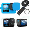Picture of PCTC Silicone Sleeve Case for Go Pro Hero 13 Black, 6Packs Screen Protector for Hero 13&Battery Side Cover &Lens Cap& Lanyard,Accessories Kit Only for GoPro Hero 13 (Blue)