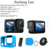 Picture of PCTC Silicone Sleeve Case for Go Pro Hero 13 Black, 6Packs Screen Protector for Hero 13&Battery Side Cover &Lens Cap& Lanyard,Accessories Kit Only for GoPro Hero 13 (Blue)