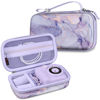 Picture of Fintie Kids Camera Case Compatible with ESOXOFFORE, MINIBEAR, Dylanto, GKTZ, Mgaolo, WEEFUN Instant Print Camera Digital Video Cameras, Hard Carrying Storage Bag Holder Organizer, Lilac Marble