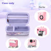 Picture of Fintie Kids Camera Case Compatible with ESOXOFFORE, MINIBEAR, Dylanto, GKTZ, Mgaolo, WEEFUN Instant Print Camera Digital Video Cameras, Hard Carrying Storage Bag Holder Organizer, Lilac Marble