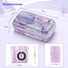 Picture of Fintie Kids Camera Case Compatible with ESOXOFFORE, MINIBEAR, Dylanto, GKTZ, Mgaolo, WEEFUN Instant Print Camera Digital Video Cameras, Hard Carrying Storage Bag Holder Organizer, Lilac Marble
